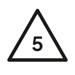 Plastic resin identification code 5